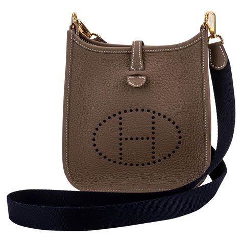 hermes evelyne etoupe mini|Hermes evelyne h logo.